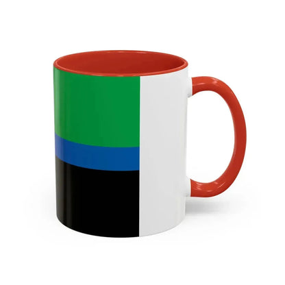 Flag of Belgorod Oblast Russia - Accent Coffee Mug - Go Mug Yourself