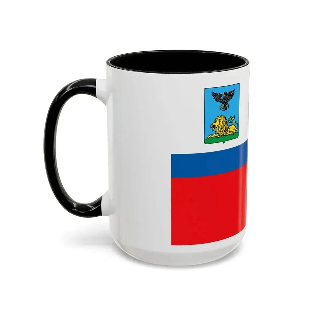 Flag of Belgorod Oblast Russia - Accent Coffee Mug - Go Mug Yourself