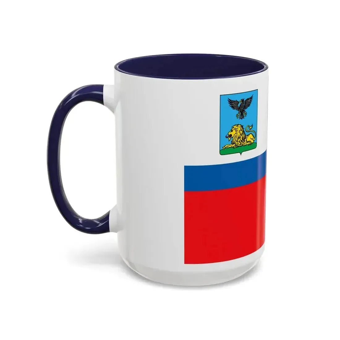 Flag of Belgorod Oblast Russia - Accent Coffee Mug - Go Mug Yourself