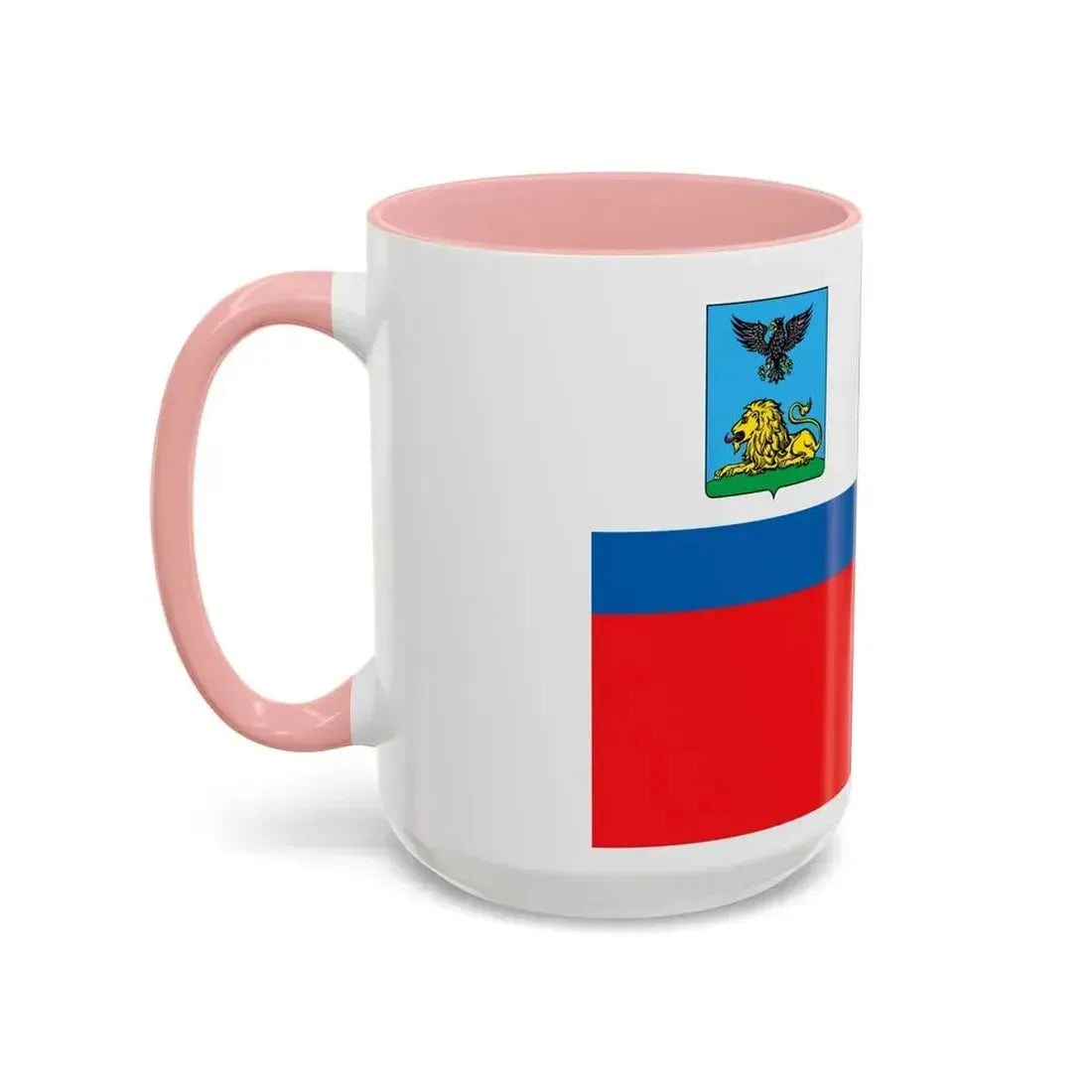 Flag of Belgorod Oblast Russia - Accent Coffee Mug - Go Mug Yourself