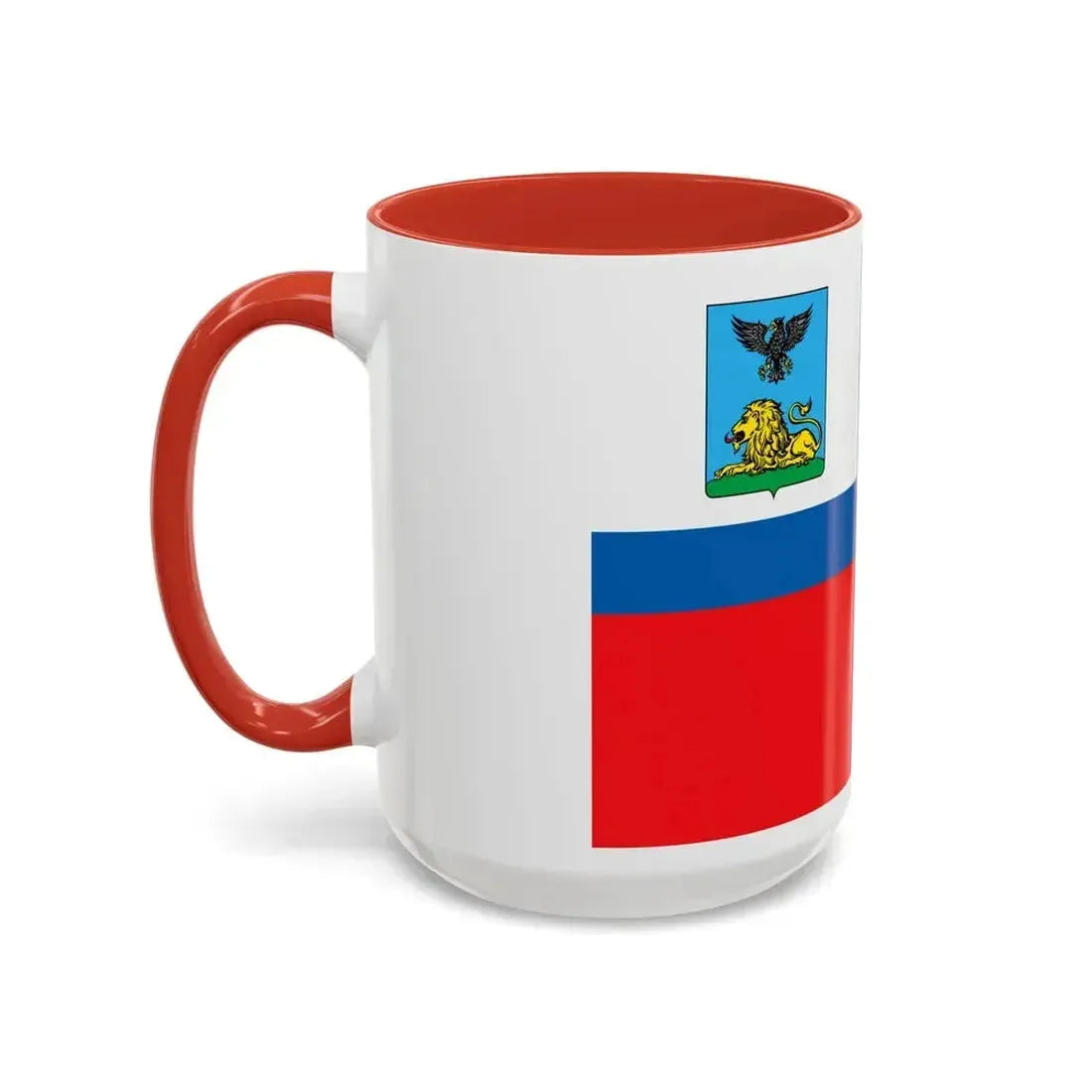 Flag of Belgorod Oblast Russia - Accent Coffee Mug - Go Mug Yourself