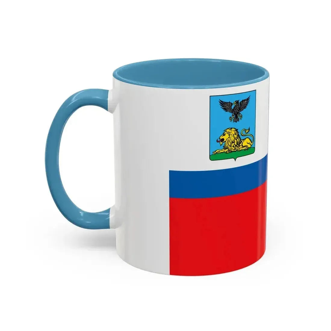 Flag of Belgorod Oblast Russia - Accent Coffee Mug - Go Mug Yourself