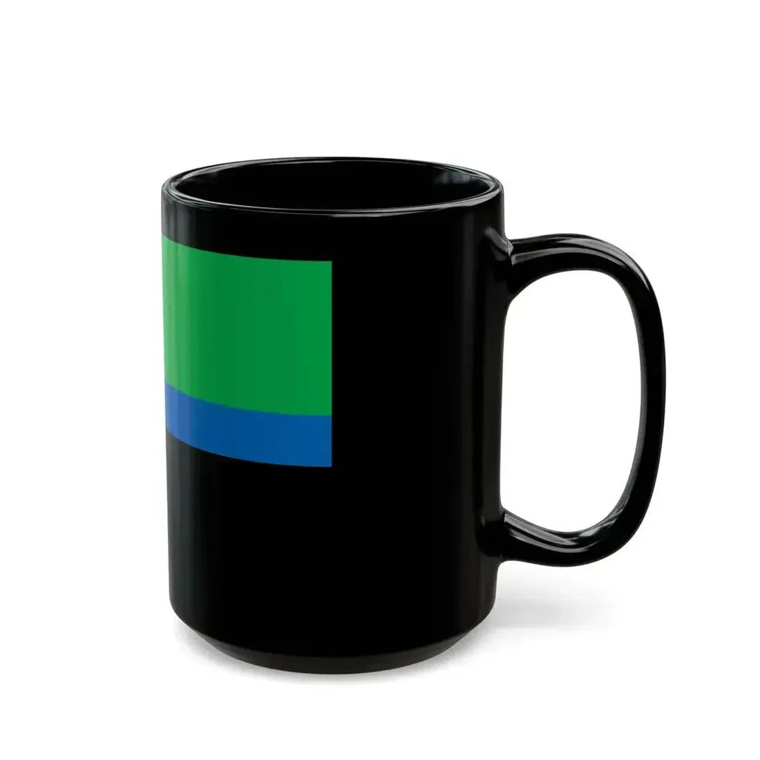 Flag of Belgorod Oblast Russia - Black Coffee Mug - Go Mug Yourself