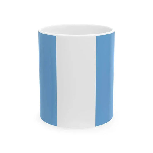 Flag of Belgrano in Vilcapugio and Ayohuma (Argentina) White Coffee Mug 11oz - Go Mug Yourself