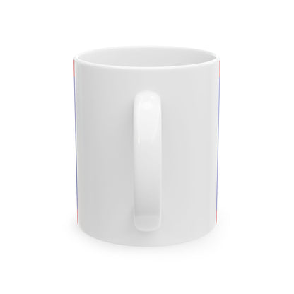 Flag of Belize 3-2 (Belize) White Coffee Mug-Go Mug Yourself