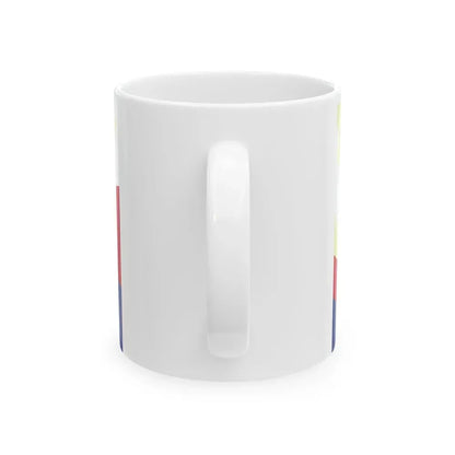 Flag of Belize City (Belize) White Coffee Mug - Go Mug Yourself