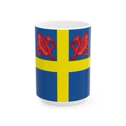 Flag of Belluno (Italy) White Coffee Mug 15oz - Go Mug Yourself