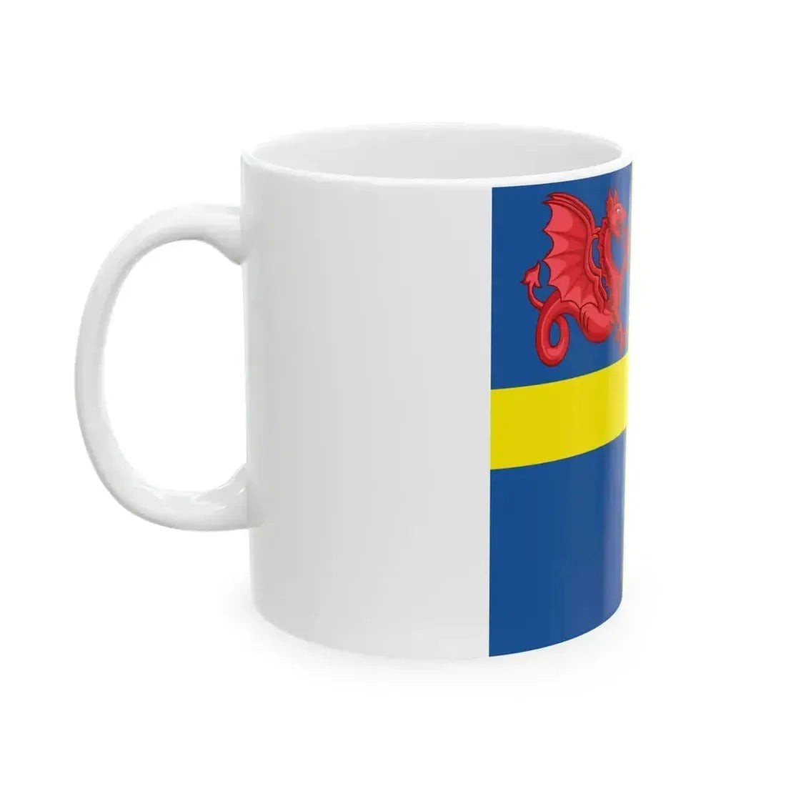 Flag of Belluno (Italy) White Coffee Mug - Go Mug Yourself