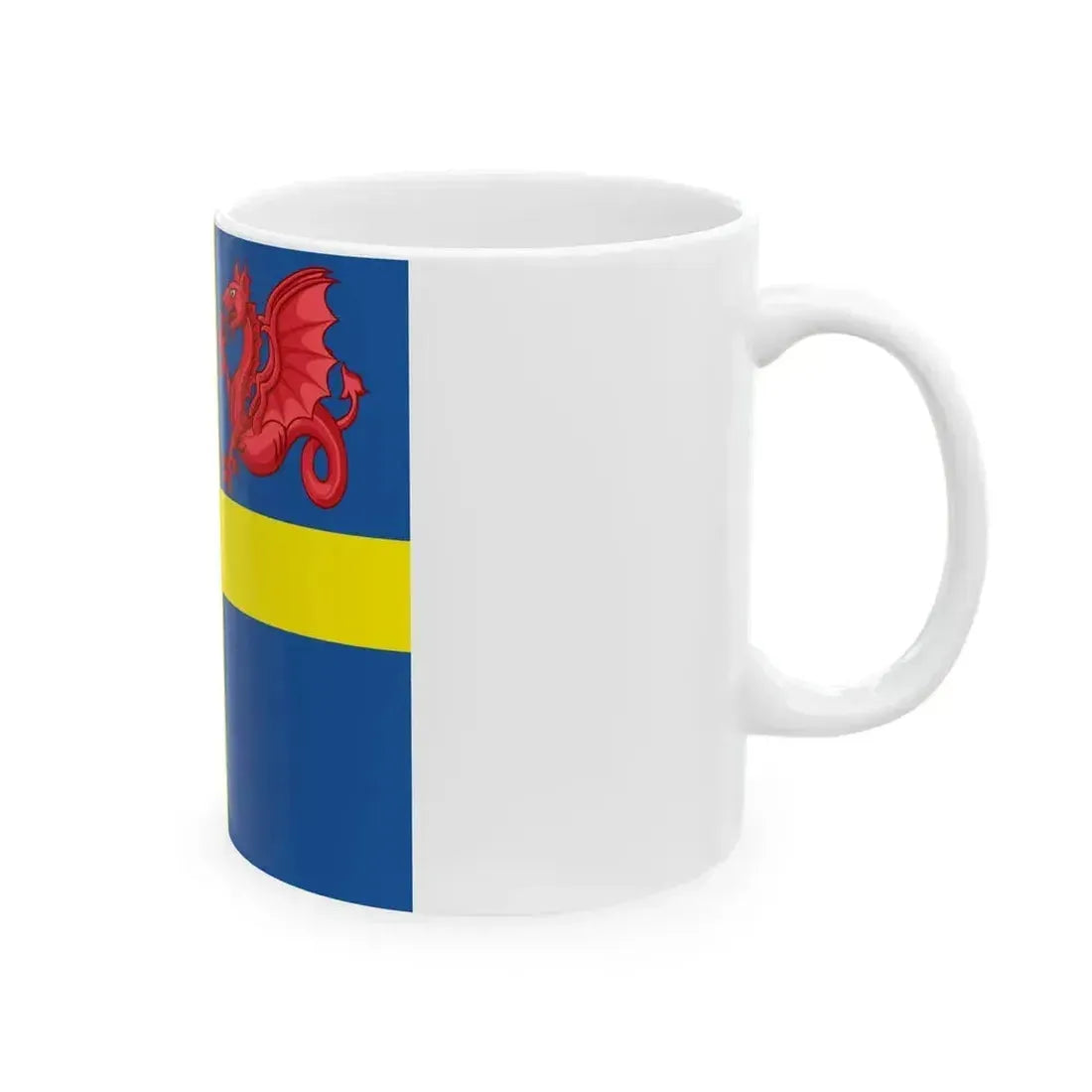 Flag of Belluno (Italy) White Coffee Mug - Go Mug Yourself