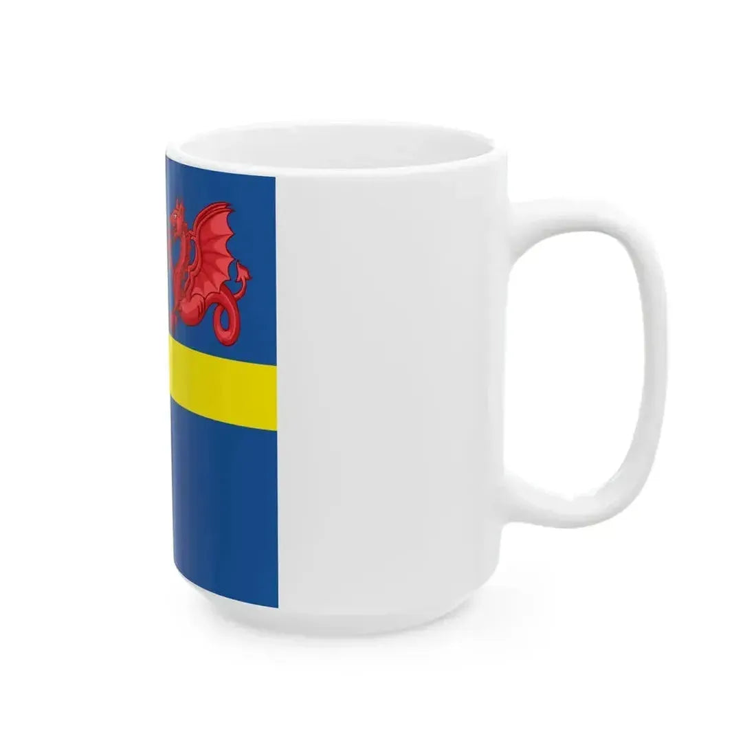 Flag of Belluno (Italy) White Coffee Mug - Go Mug Yourself