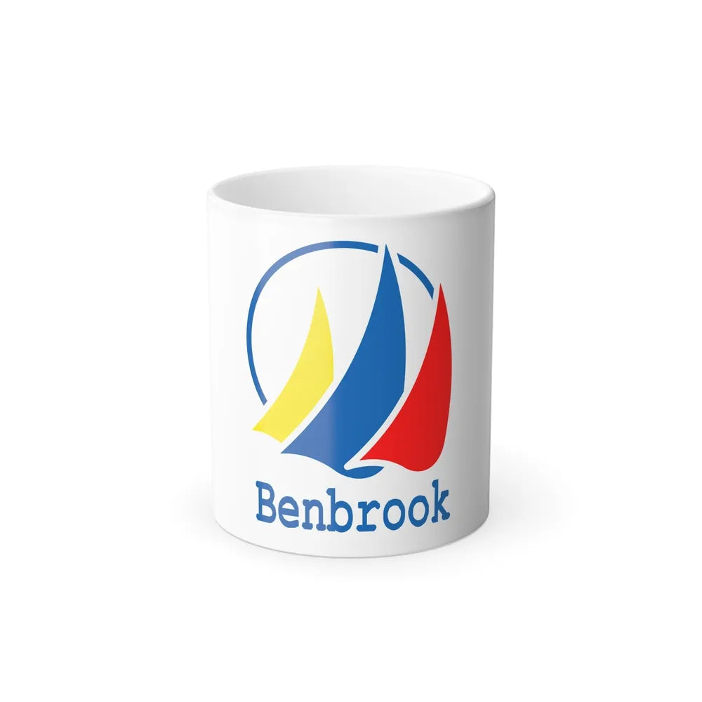 Flag of Benbrook, Texas - Color Changing Coffee Mug-11oz-Go Mug Yourself