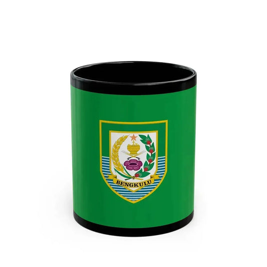 Flag of Bengkulu Indonesia - Black Coffee Mug 11oz - Go Mug Yourself