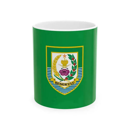Flag of Bengkulu Indonesia - White Coffee Mug 11oz - Go Mug Yourself