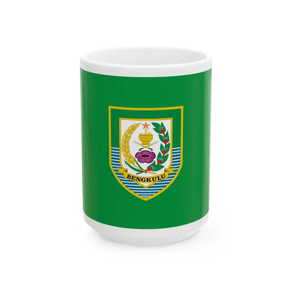 Flag of Bengkulu Indonesia - White Coffee Mug-15oz-Go Mug Yourself