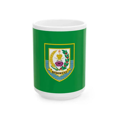 Flag of Bengkulu Indonesia - White Coffee Mug 15oz - Go Mug Yourself