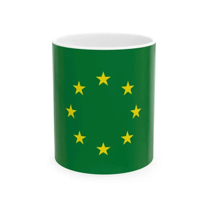 Flag of Beni Department Bolivia (Bolivia) White Coffee Mug 11oz - Go Mug Yourself