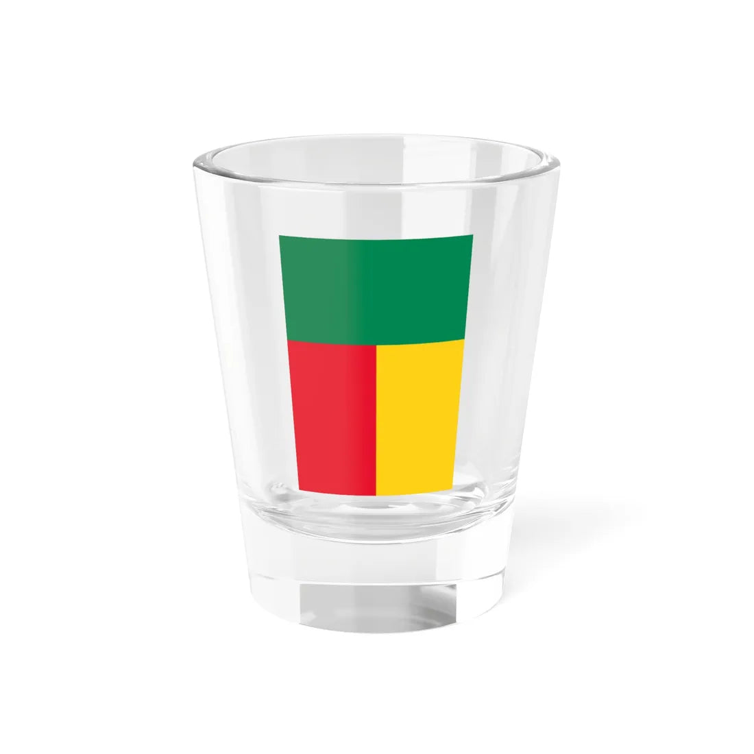 Flag of Benin vertical (Benin) Shot Glass 1.5oz 1.5oz - Go Mug Yourself