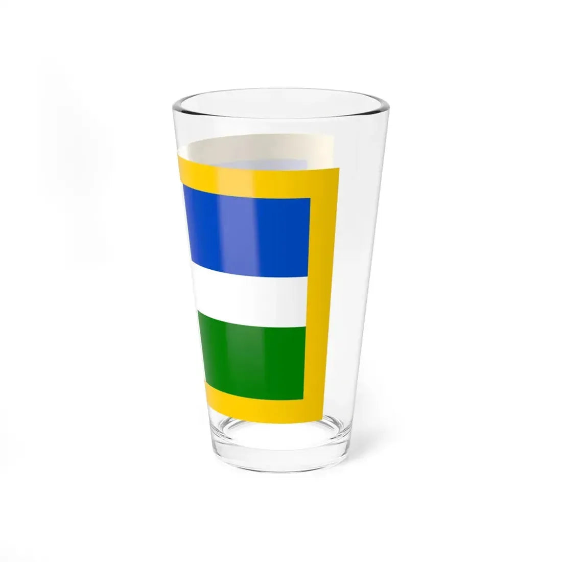 Flag of Benna (Italy) Pint Glass 16oz - Go Mug Yourself
