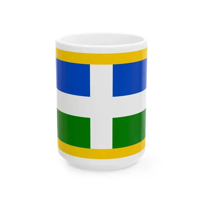 Flag of Benna (Italy) White Coffee Mug 15oz - Go Mug Yourself