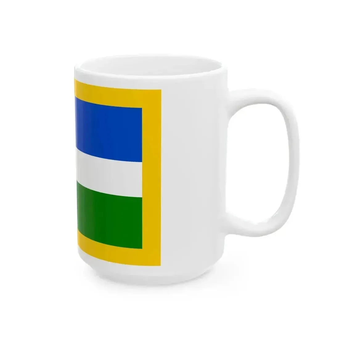 Flag of Benna (Italy) White Coffee Mug - Go Mug Yourself