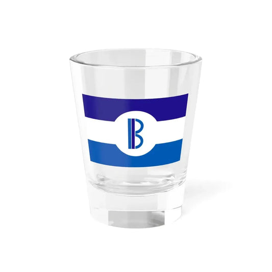 Flag of Bensenville Illinois (United States) Shot Glass 1.5oz 1.5oz - Go Mug Yourself