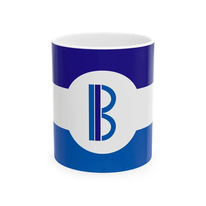 Flag of Bensenville Illinois (United States) White Coffee Mug 11oz - Go Mug Yourself