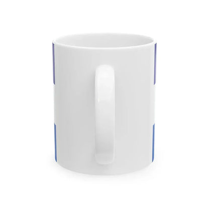 Flag of Bensenville Illinois (United States) White Coffee Mug - Go Mug Yourself
