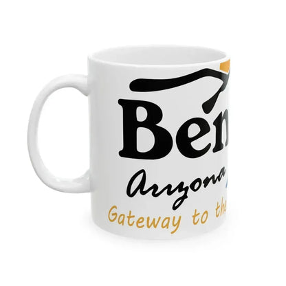 Flag of Benson Arizona (United States) White Coffee Mug - Go Mug Yourself
