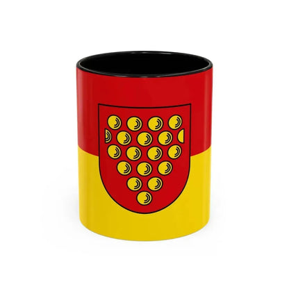 Flag of Bentheim Germany - Accent Coffee Mug 11oz Black - Go Mug Yourself