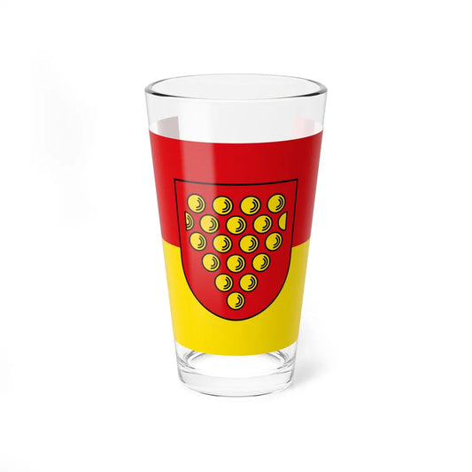 Flag of Bentheim Germany - Pint Glass 16oz-16oz-Go Mug Yourself