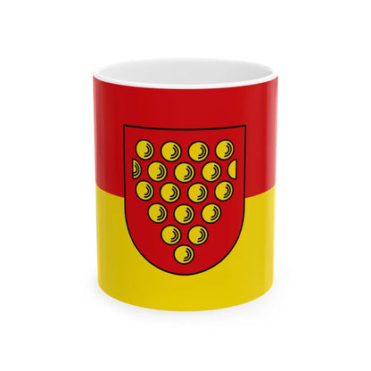 Flag of Bentheim Germany - White Coffee Mug-11oz-Go Mug Yourself