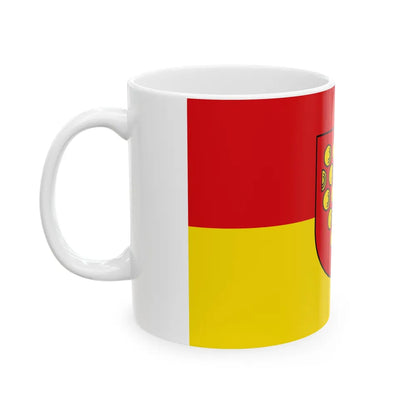 Flag of Bentheim Germany - White Coffee Mug-Go Mug Yourself