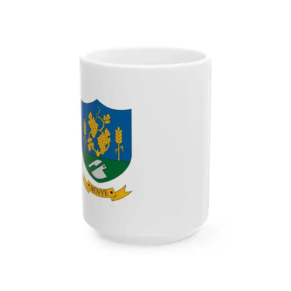 Flag of Benye (Hungary) White Coffee Mug 15oz - Go Mug Yourself