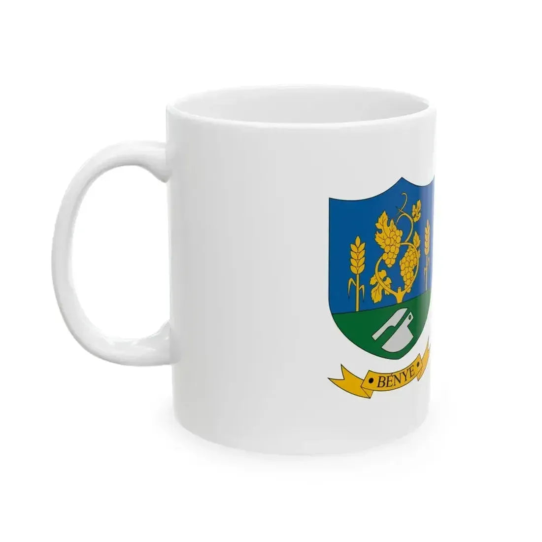 Flag of Benye (Hungary) White Coffee Mug - Go Mug Yourself