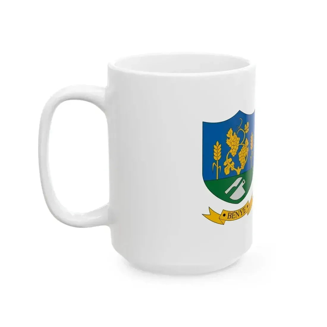 Flag of Benye (Hungary) White Coffee Mug - Go Mug Yourself