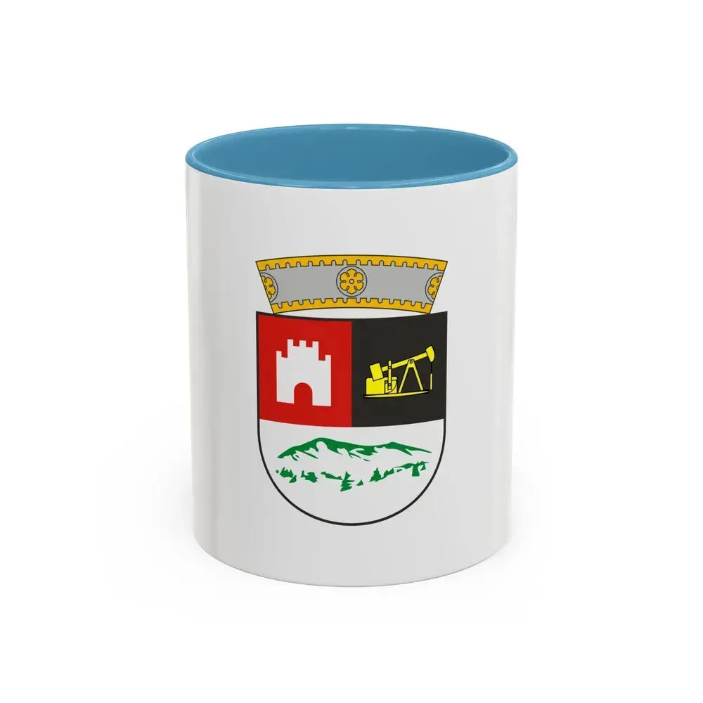 Flag of Berat Albania - Accent Coffee Mug 11oz Light Blue - Go Mug Yourself