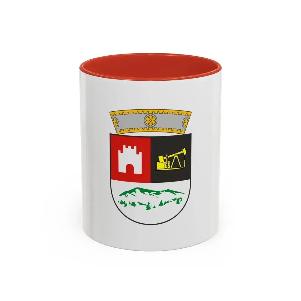 Flag of Berat Albania - Accent Coffee Mug 11oz Red - Go Mug Yourself