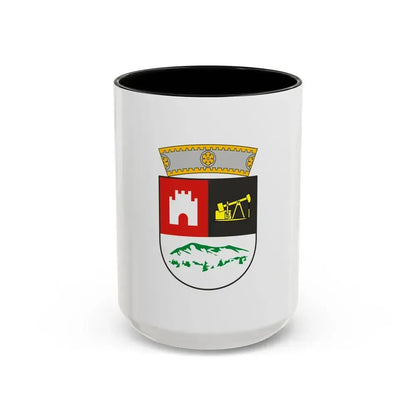 Flag of Berat Albania - Accent Coffee Mug 15oz Black - Go Mug Yourself