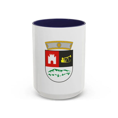 Flag of Berat Albania - Accent Coffee Mug 15oz Navy - Go Mug Yourself