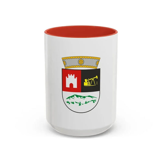 Flag of Berat Albania - Accent Coffee Mug 15oz Red - Go Mug Yourself