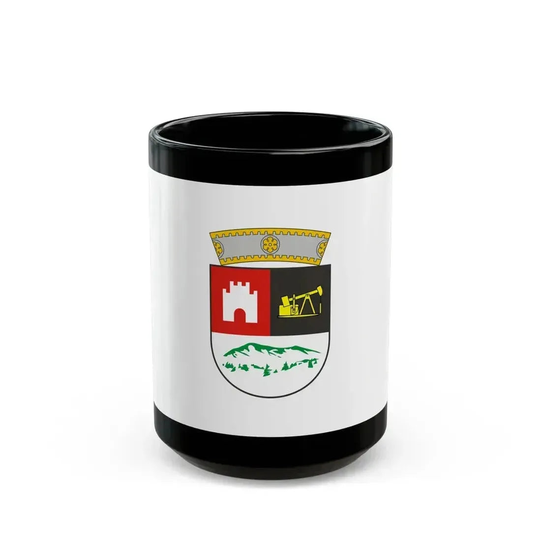 Flag of Berat Albania - Black Coffee Mug 15oz - Go Mug Yourself