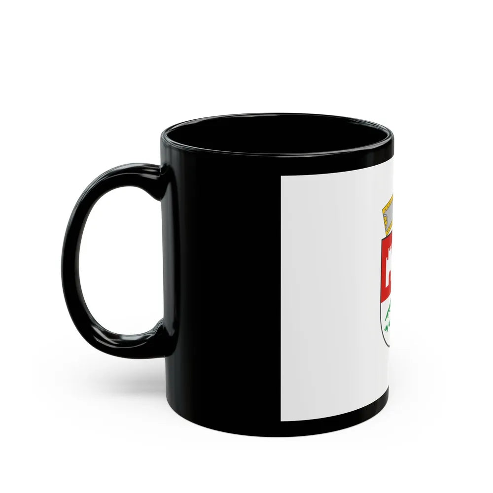 Flag of Berat Albania - Black Coffee Mug-Go Mug Yourself