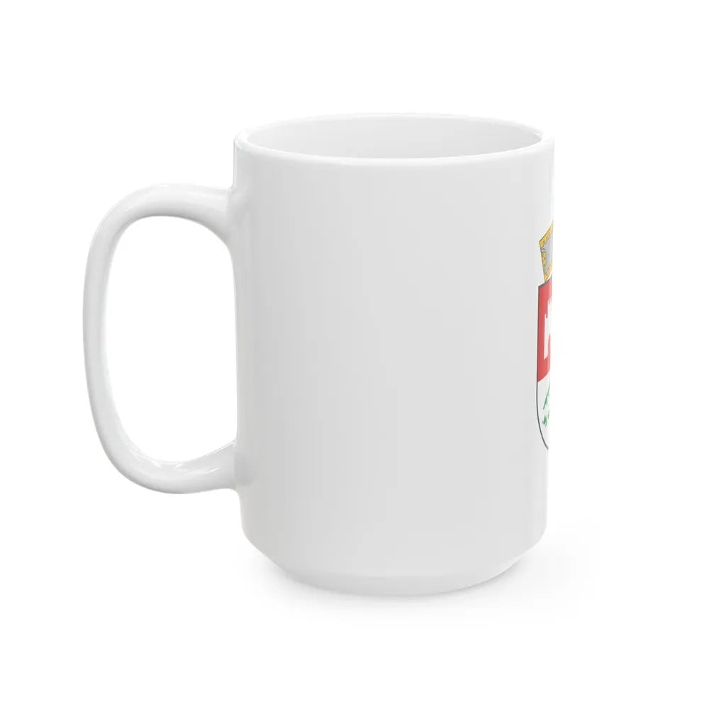 Flag of Berat Albania - White Coffee Mug-Go Mug Yourself