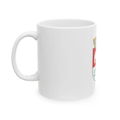 Flag of Berat Albania - White Coffee Mug-Go Mug Yourself