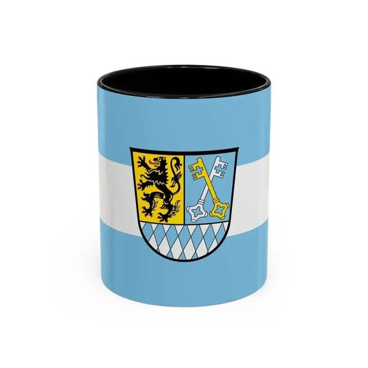 Flag of Berchtesgadener Land Germany - Accent Coffee Mug 11oz Black - Go Mug Yourself