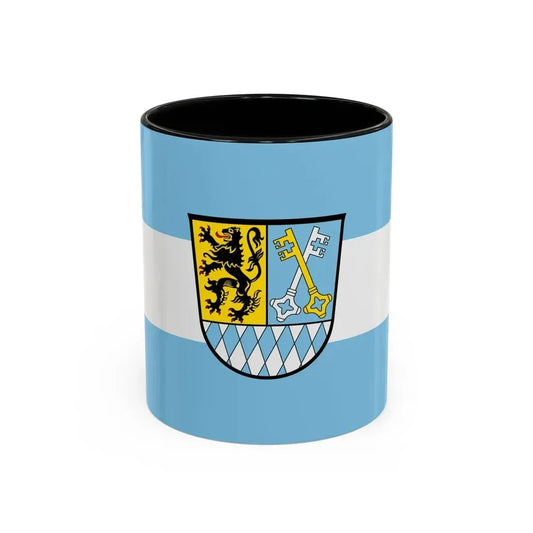 Flag of Berchtesgadener Land Germany - Accent Coffee Mug 11oz Black - Go Mug Yourself