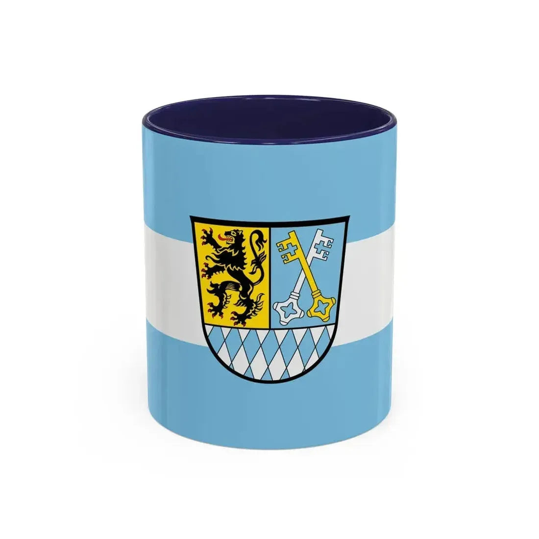 Flag of Berchtesgadener Land Germany - Accent Coffee Mug 11oz Navy - Go Mug Yourself