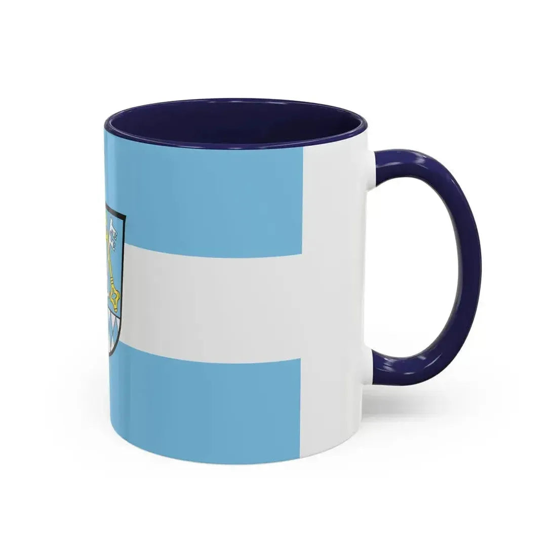 Flag of Berchtesgadener Land Germany - Accent Coffee Mug - Go Mug Yourself