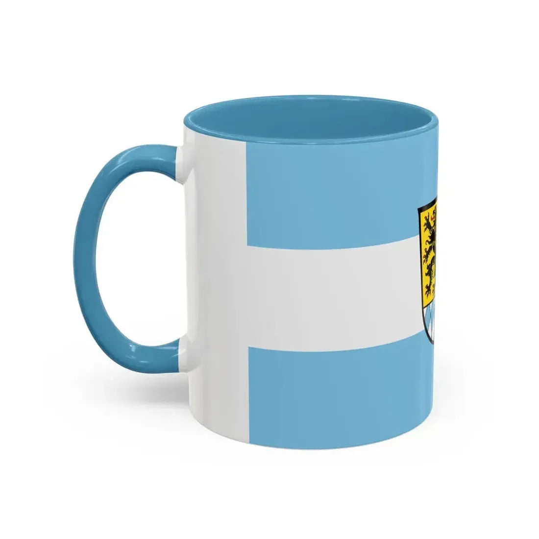 Flag of Berchtesgadener Land Germany - Accent Coffee Mug - Go Mug Yourself