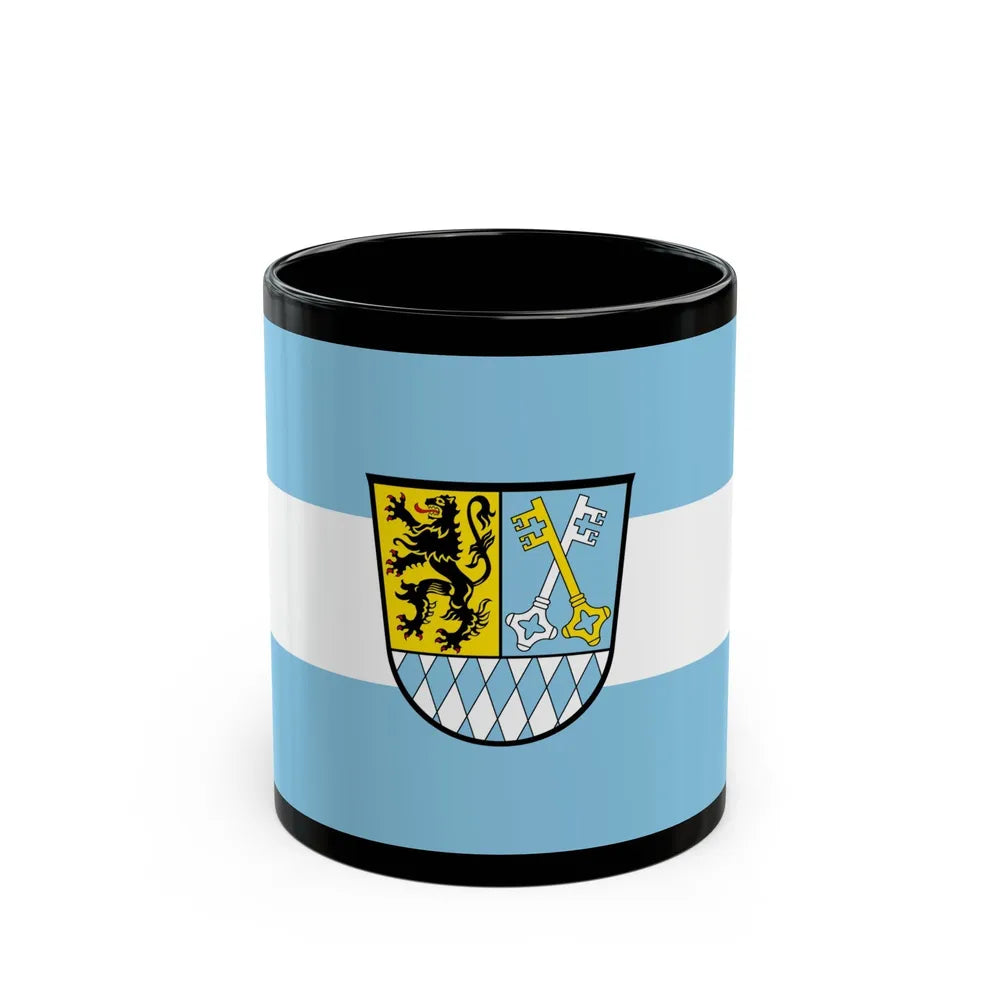 Flag of Berchtesgadener Land Germany - Black Coffee Mug-11oz-Go Mug Yourself